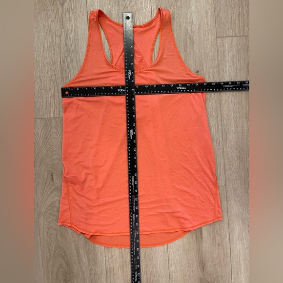 Lululemon Essential Tank Top Pleated Warm Coral - Size 6 - Picture 7 of 8
